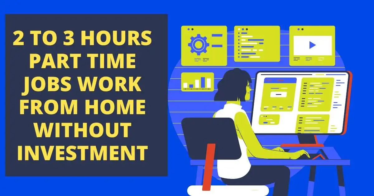 part time jobs work from home near me without investment